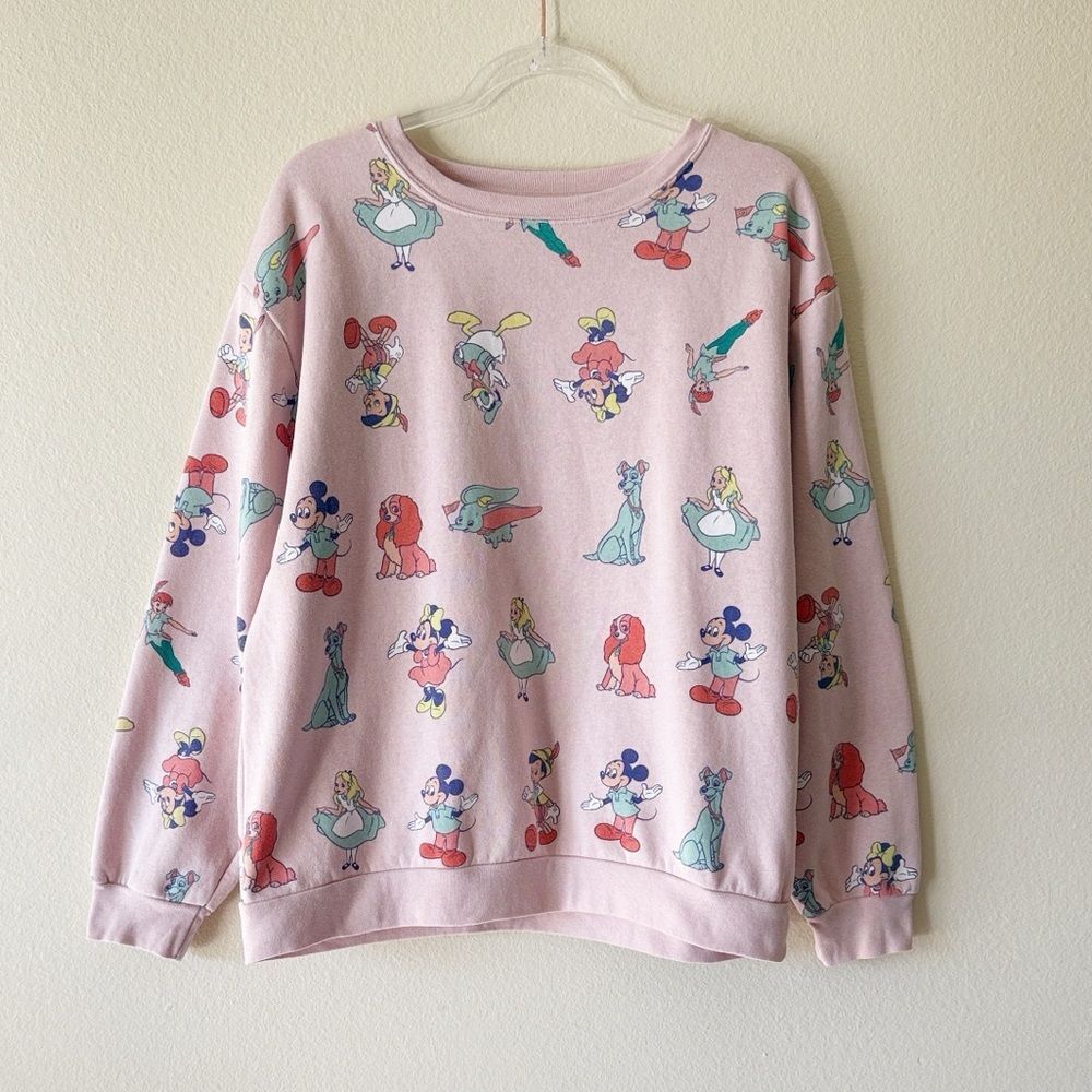 Disney Parks 100 Years of Wonder Mickey and Friends Crewneck Sweatshirt